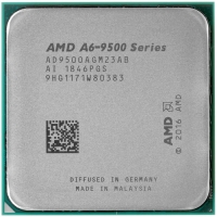 Ryzen A6-9500 2x3.5GHz (max 3.8GHz); sAM4; сache 1MB; графика Radeon R5 Series