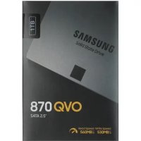 1000GB; SSD; 2.5; Samsung 870 QVO; 560/530MB/s; TBW 360Tb; IOPS 98000/88000; [MZ-77Q1T0BW]