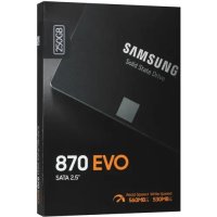250GB; SSD; 2.5; Samsung 870 EVO; 560/530MB/s; TBW 150Tb; IOPS 98000/88000; [MZ-77E250BW]