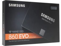500GB; SSD; 2.5; Samsung 860 EVO; 560/530MB/s; TBW 300Tb; IOPS 98000/90000; [MZ-76E500]