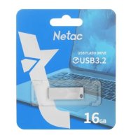 USB флешка Netac UM1 16Gb silver USB 3.2 (NT03UM1N-016G-32PN)