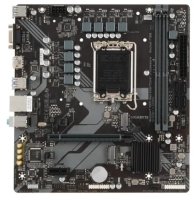 Материнская плата Gigabyte B760M H DDR4 Soc-1700 Intel B760 2xDDR4 mATX AC97 8ch(7.1) GbLAN RAID+VGA+HDMI