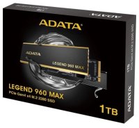 1000GB; SSD; M.2; ADATA LEGEND 960 MAX; 7400/6000MB/s; TBW 780Tb; IOPS 730000/610000; [ALEG-960M-1TCS]