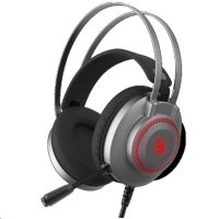 Наушники с микрофоном A4Tech Bloody J200S серый 2м мониторные USB оголовье (J200S)