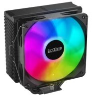 Кулер PCCooler Paladin EX400 ARGB S115X/1200/1700/AM4 (TDP 180W, 120mm PWM ARGB FAN, 4 тепловые трубки 6мм, 800-1800RPM, 28,6dBa)