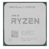 Процессор AMD RYZEN 7 5700X3D OEM (Vermeer, 7nm, C8/T16, Base 3,00GHz, Turbo 4,10GHz, Without Graphics, L3 96Mb, TDP 105W, SAM4)