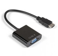 Кабель-переходник  Exegate EX284926RUS HDMI-VGA ExeGate EX-HDMIM-VGAF-0.15 (19M/15F, 0,15м)