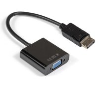 Кабель-переходник Exegate EX284910RUS  DisplayPort-VGA ExeGate EX-DPM-VGAF-0.15 (20M/15F, 0,15м)