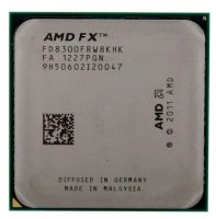 AMD FX-8300 8x3.3GHz (max 4.2GHz); Cache 8MB; 95W
