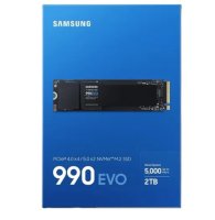 Твердотельный накопитель Samsung SSD 2Tb 990 EVO M.2 MZ-V9E2T0BW NVMe 2.0, PCIe 4.0 x4, V-NAND TLC