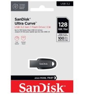 Флеш накопитель 128GB SanDisk CZ550 Ultra Curve, USB 3.2 Black [SDCZ550-128G-G46]