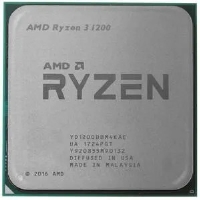 AMD Ryzen 3 PRO 1200; 4x3.4 ГГц; Кэш L3 8 Мб; AM4; 65 Вт;