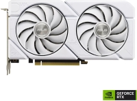 Видеокарта Asus PCI-E 4.0 DUAL-RTX4060-O8G-EVO WHITE NVIDIA GeForce RTX 4060 8Gb 128bit GDDR6 2505/17000 HDMIx1 DPx3 HDCP Ret