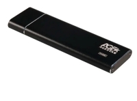 Внешний корпус AgeStar USB 3.1 Type-C M.2 NVME (M-key)  AgeStar 31UBNV5C (BLACK), алюминий, черный