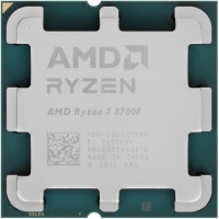 Процессор AMD Ryzen 7 8700F OEM (100-000001590) (Phoenix, 4nm, C8/T16, Base 4,10GHz, Turbo 5,00GHz, without graphics, L3 16Mb, TDP 65W, SAM5)