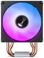 Кулер JONSBO CR-1300 Evo Black LGA1700/1200/115X/AM5/AM4 (TDP 160W, PWM, 90mm Dynamic Multi-Color LED Fan, 4 тепловые трубки, 4-pin) Retail