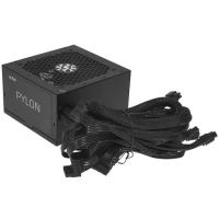 Блок питания 650W ADATA XPG PYLON650B-BlackCOLOR (PYLON650B-BKCEU) чёрный (650 Вт, PCIe-2шт, ATX v2.31, Active PFC, 120mm Fan, 80 Plus Bronze)