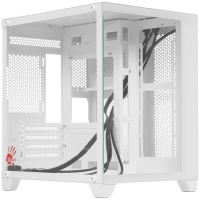 Корпус BLOODY BD-CC105 (BD-CC105-WH), mATX, Midi-Tower, без БП, белый