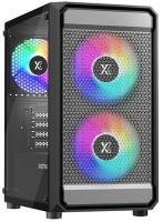Корпус XASTRA A303M 3FRGB Black (A303M-2FC14F-1FC12F) mATX/Mesh/ tempered glass / 2x140mm + 1x120mm FRGB fans