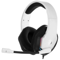 Наушники с микрофоном A4Tech Bloody G260p белый 2м мониторные USB оголовье (G260P)