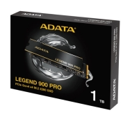 Накопитель SSD ADATA LEGEND 1Tb 900 PRO, M.2(22x80mm), NVMe 1.4, PCIe 4.0 x4, 3D NAND, R/W 7400/6000MB/s, IOPs н.д./н.д., TBW 600, [SLEG-900P-1TCS]