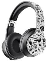 Беспроводная гарнитура DEFENDER FreeMotion B595 черный, принт, Bluetooth 63596
