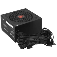 Блок питания BLOODY BD-PS500W, 500Вт, 120мм, черный, 80+ White [BD-PS500W]