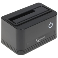 Докстанция 2.5"/3.5" Gembird HD32-U3S-4, черный, USB 3.0, SATA, HDD/SSD [HD32-U3S-4]
