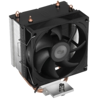 Кулер для процессора PCCooler R200 S115X/1200/1700/AM4/AM5 (TDP 110W, 90mm Non LED Fan, 2 тепловые трубки 6мм, 2200RPM, 28,3dBa)