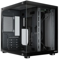 Корпус Ginzzu V100 закаленное стекло 1*USB 3.0,1*USB 2.0, AU mATX