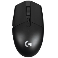 Мышь беспроводная Logitech G304 Lightspeed черный, 12000 dpi, радиоканал, USB, кнопки - 6 [910-005286][910-005284]