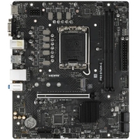 Материнская плата MSI PRO B760M-E, LGA 1700, Intel B760, 2xDDR5, 4xSATA, 1xM.2, 1xPCIe 4.0 x16, 1xPCIe 4.0 x1, 1xHDMI, 1xVGA, 1x1Gb LAN, 2xUSB-A 3.2 G