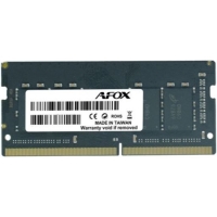 Оперативная память AFOX AFSD48PH1P, DDR4, 8Gb (1x8 Gb), 3200 MHz, CL22, SO-DIMM [AFSD48PH1P / AFSD48PS1P]