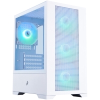 Корпус 1STPLAYER Go2 ARGB White (Go2-WH-4F7-W) / mATX / 4x120mm ARGB fans