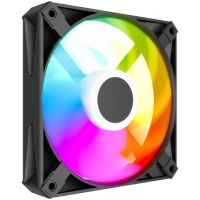 Вентилятор Powercase (M56-12 ARGB) Black 120x120x25мм (PWM, 4pin PWM (M+F)+ 3pin ARGB (M+F), 700-1500 об/мин) [(M56-12 ARGB) Black]