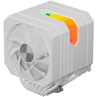 Кулер upHere UP2TC8 White / 8HPx6mm, 280W TDP, dual tower, 2x120mm fans, 600-1650RPM, 68 CFM, 25dBA, ARGB cover