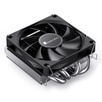 Кулер JONSBO HP-400S Black LGA1700/1200/115X/AM5/AM4 низкопрофильный 36.7мм (TDP 140W, PWM, 90mm Fan, 4 тепловые трубки, 4-pin) [HP-400S Black]