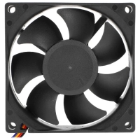 Вентилятор для корпуса Gembird (D8025HM-4) 80x80x25, гидродинамический, 4 pin, провод 30 см