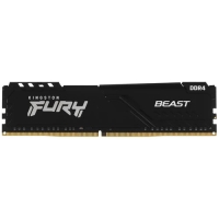 DDR4 16GB; 3200МГц; Kingston Fury Beast; CL16-18-18-*; 1.35В [KF432C16BB3/16]