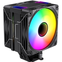 Кулер Bloody BD-AC230-ARGB1 6 трубок ARGB (BD-AC230-ARGB1-BK) Soc-AM5/AM4/1200/1700/1851 черный 4-pin 22-32dB Al+Cu LCD 230W 715gr