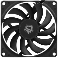 Вентилятор ID-COOLING NO-8010-PWM 80x80x10мм (PWM, 4pin, черный, 800-3000об/мин) BOX