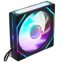 Вентилятор Bloody CF-12 LCD ARGB (CF-12-ARGB120-BK) 120х120x25 черный 4-pin 32дБ Ret
