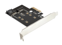 Переходник ExeGate EXE-509 EX283713RUS (M.2 B key - SATA + M.2 M Key - PCI-E x4, для установки SSD M.2 B key и M key в слот PCI-E)