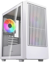 Корпус Powercase Mistral SM07 ARGB (CMMSM07W-A3), Tempered Glass, 3x120mm ARGB PWM fans, белый, mATX