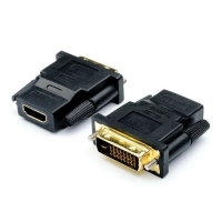 Переходник Gembird Переходник HDMI-DVI 19M/25F, золотые разъемы, пакет [A-HDMI-DVI-3]