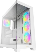 Корпус Ocypus Gamma C72 WH ARGB (Gamma-C72-W-HD400XX-GL) ATX / win / white / 4 ARGB fans / no PSU / Tempered Glass
